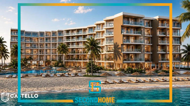  Beachfront Apartment at Sea Breeze Resort — Private Beach in Hurghada